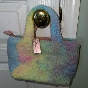 Vintage Havana Mini Sherpa Tote